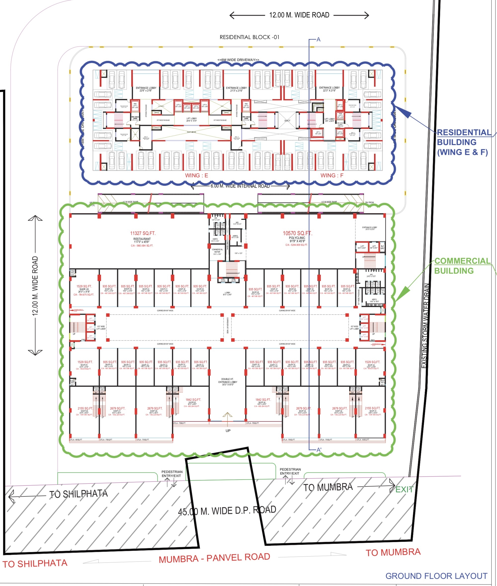 MEK Grand Central commercial ground floor layout
