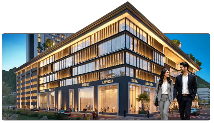 MEK Grand Central, illustrative architectural render of the commercial building